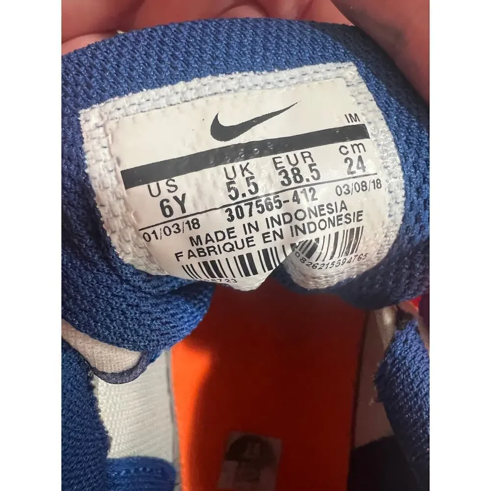 NIKE AIRMAX 95 NEPTUNE green orange and blue YOUTH size 6